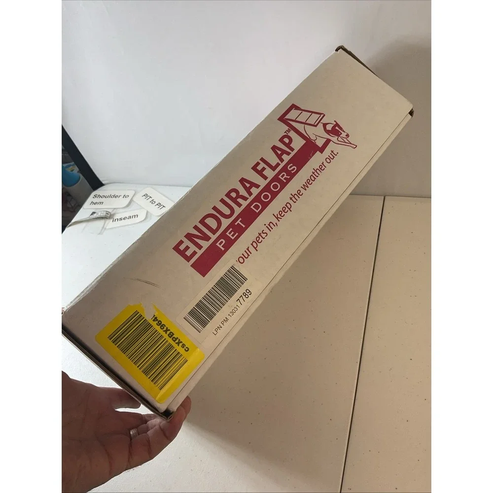 New Endura Flap Small White Double Flap for Dogs Energy Efficient All weather US